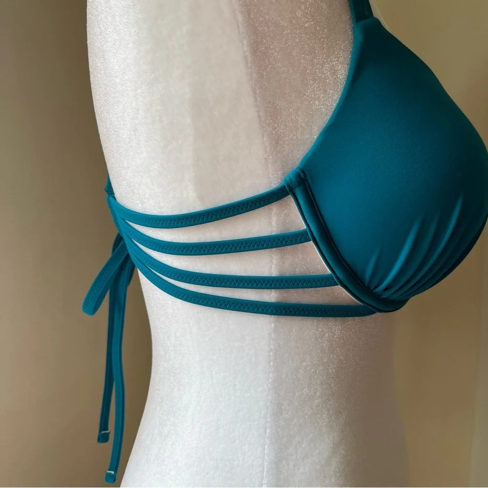 Shade & Shore sexy strappy push up bikini top 36B